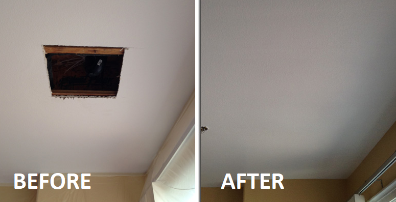 Drywall Repair Service Houston Before & After