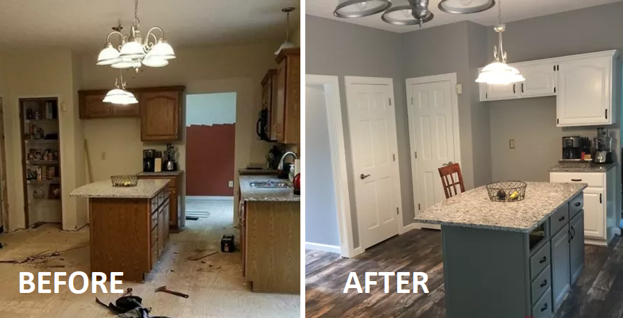 Painting Service Houston Before & After